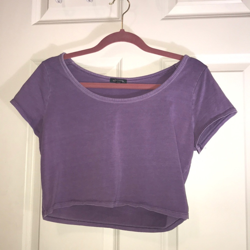 Violet crop top